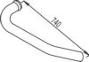 DINEX 80725 Exhaust Pipe